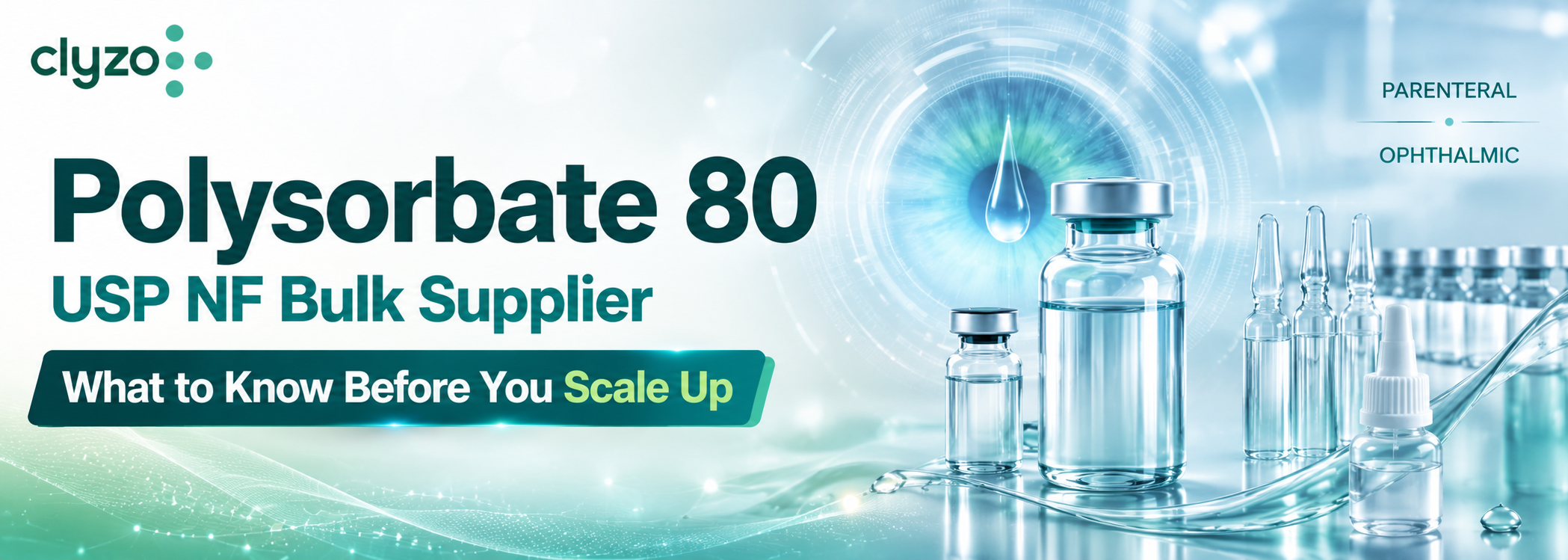 Polysorbate 80 USP NF Bulk Supplier: What to Know Before You Scale Up